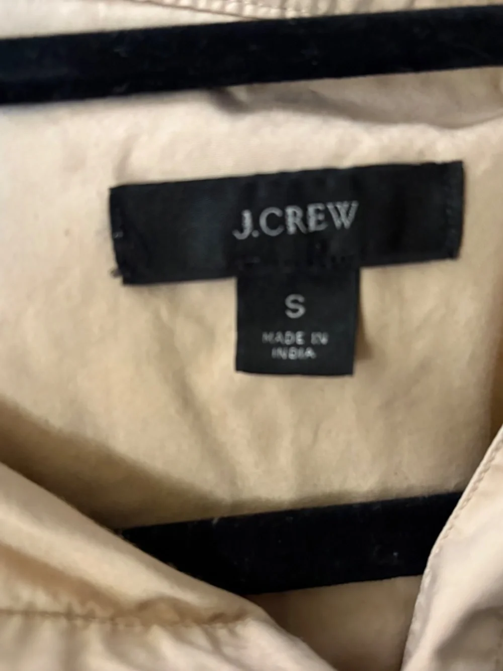 Women’s JCrew blouse tan/khaki Sz S